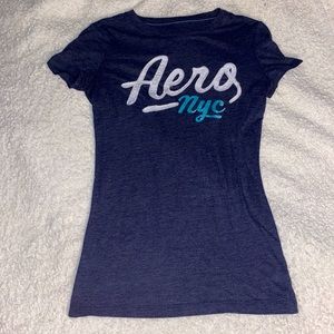 AÉROPOSTALE SMALL GREY GRAPHIC TEE
